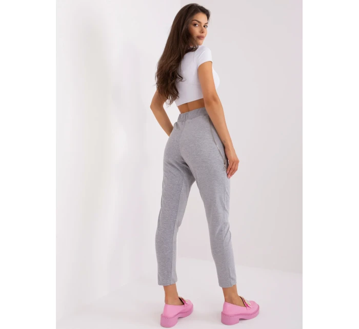 Spodnie EM DR HW 20 model 18761635 szary - FPrice Spodnie EM DR HW 20 model 18761635 szary - FPrice