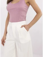 Kalhoty NM SP model 21021805 ecru - FPrice Kalhoty NM SP model 21021805 ecru - FPrice