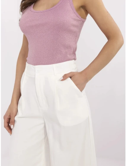 Kalhoty NM SP model 21021805 ecru - FPrice Kalhoty NM SP model 21021805 ecru - FPrice