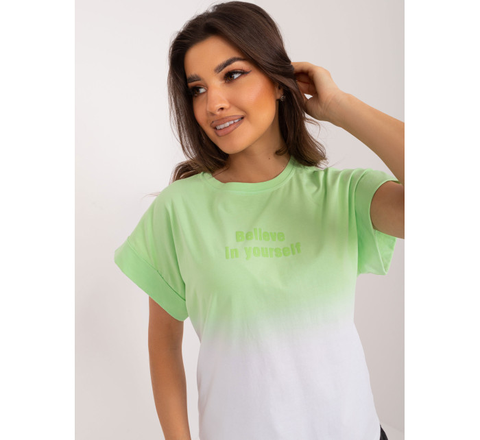 T shirt NM TS NG23070.76 jasny zielony