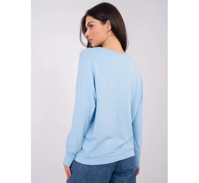 Bluzka RV BZ A model 21807979 jasny niebieski - FPrice Bluzka RV BZ A model 21807979 jasny niebieski - FPrice