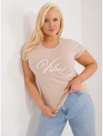 Tričko RV TS 9475.60 béžová Tričko RV TS 9475.60 béžová