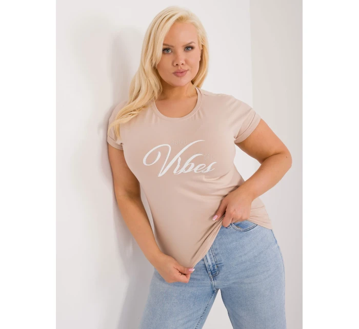 Tričko RV TS 9475.60 béžová Tričko RV TS 9475.60 béžová