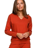Dámsky sveter S246 terakota - Stylove