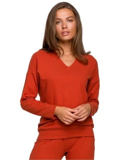 Dámsky sveter S246 terakota - Stylove