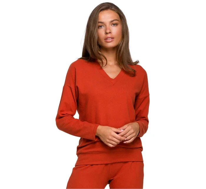 Dámsky sveter S246 terakota - Stylove