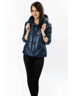 DAMSKA KURTKA PIKOWANA Z KAPTUREM GRANATOWA model 21242351 - Libland