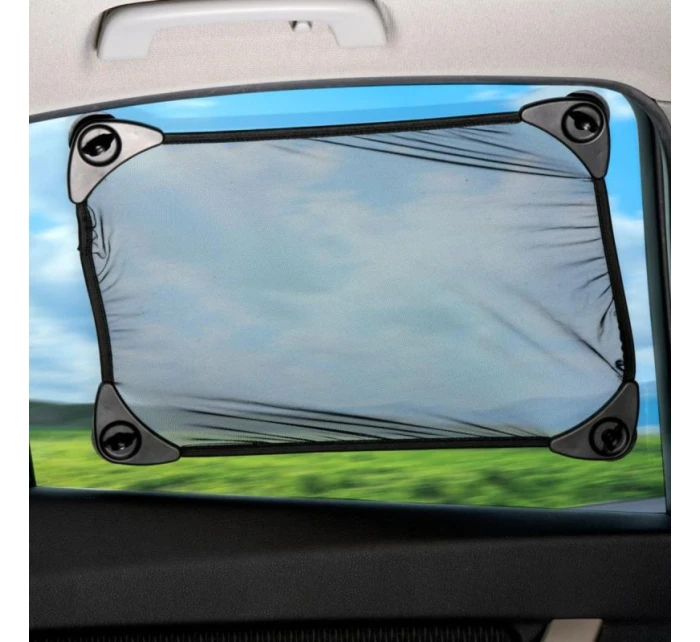 Slnečná clona so stierkami 34x30 cm 1 ks DUNLOP BLACK Slnečná clona so stierkami 34x30 cm 1 ks DUNLOP BLACK