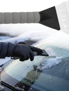 ŠKRABKA NA SKLO 25 CM DUNLOP SIVÁ