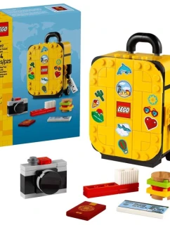 LEGO 40817 Žltý cestovný kufrík