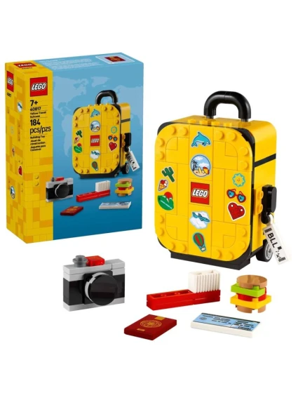 LEGO 40817 Žltý cestovný kufrík