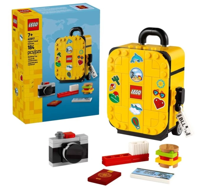 LEGO 40817 Žltý cestovný kufrík
