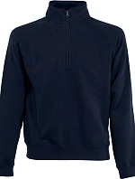 Fruit of the Loom Premium Zip Neck Sweat Mikina s 1/4 zipsom 16.2032 tmavomodrá
