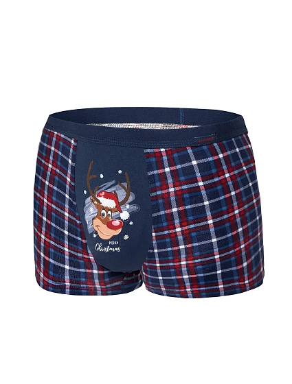 boxerky Merry Christmas navy blue  model 17595582 - Cornette
