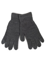Yoclub Dámske základné šedé rukavice RED-MAG2K-0050-007 Grey