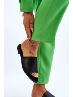 Dámske papuče z hladkej kože čierne Cerise Dámske papuče z hladkej kože čierne Cerise