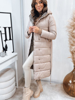 Dámsky zimný kabát GRACE beige Dstreet TY4067