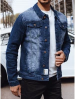 Pánská džínová bunda tmavě modrá model 21977398 - Dstreet