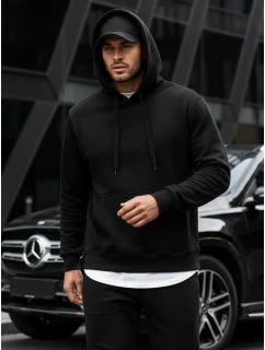 Pánská mikina s kapucí černá model 21961942 - FashionStreet