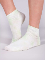 Yoclub Dievčenské členkové bavlnené ponožky Tie Dye 3-Pack SKS-0091U-0000 Multicolour