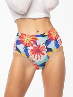 Dámske kvetinové jednoduché maxi nohavičky Farebné kvety - Julimex