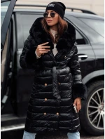 Dámsky prešívaný zimný kabát HORIZON black FashionStreet TY4749 Dámsky prešívaný zimný kabát HORIZON black FashionStreet TY4749