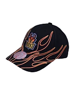 Mitchell & Ness NBA Milwaukee Bucks Flamez Strapback Cap - 6LUXMM20018 CBUBLCK
