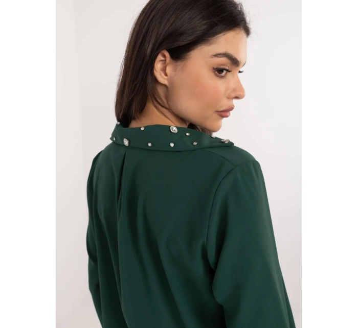Košeľa DHJ KS 15260.96 tmavozelená