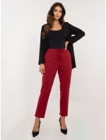 DHJ SP A7690.01P bordové nohavice