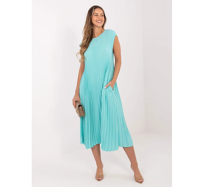 Sukienka IT SK model 22074579 mietowy - FPrice Sukienka IT SK model 22074579 mietowy - FPrice