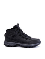Pánske zateplené trekingové topánky Cross Jeans KK1R4022C Black