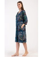 Dámske domáce šaty s trojštvrťovými rukávmi Barbara