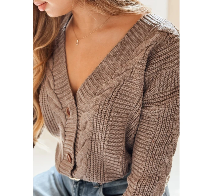 Dámský svetr beige Dstreet model 21967074 - FashionStreet