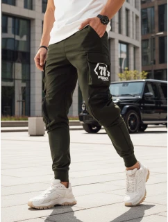 Pánske bojové nohavice zelené FashionStreet UX4165