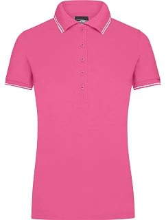 Daiber JN 985 Dámske piqué polo 02.0985 ružové/biele