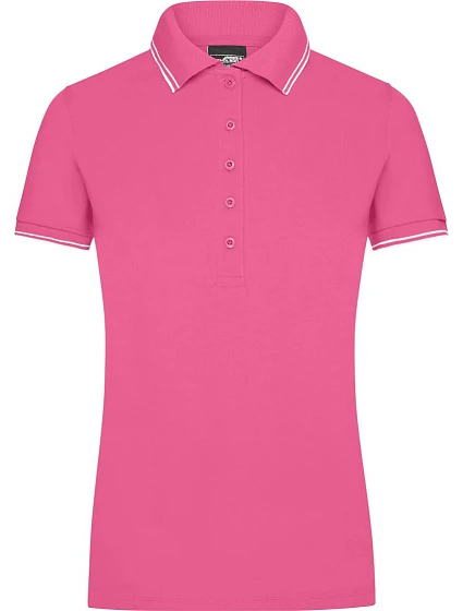 Daiber JN 985 Dámske piqué polo 02.0985 ružové/biele Daiber JN 985 Dámske piqué polo 02.0985 ružové/biele