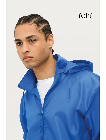 SOL'S Shift Unisex větrovka model 22524045 royal blue SOL'S Shift Unisex větrovka model 22524045 royal blue