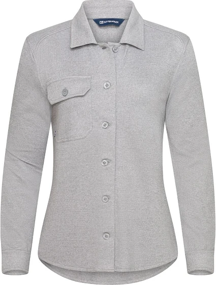Cutter & Buck Advantage Leisure Shirt Women – voľnočasová blúzka 68.2415, sivá melírovaná Cutter & Buck Advantage Leisure Shirt Women – voľnočasová blúzka 68.2415, sivá melírovaná