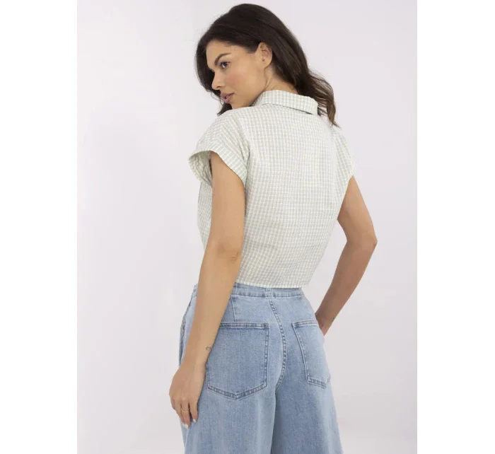 Košeľa NM BZ KA 01147.62P pistáciová