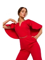 M670 Kombinéza s volánikmi - čierna