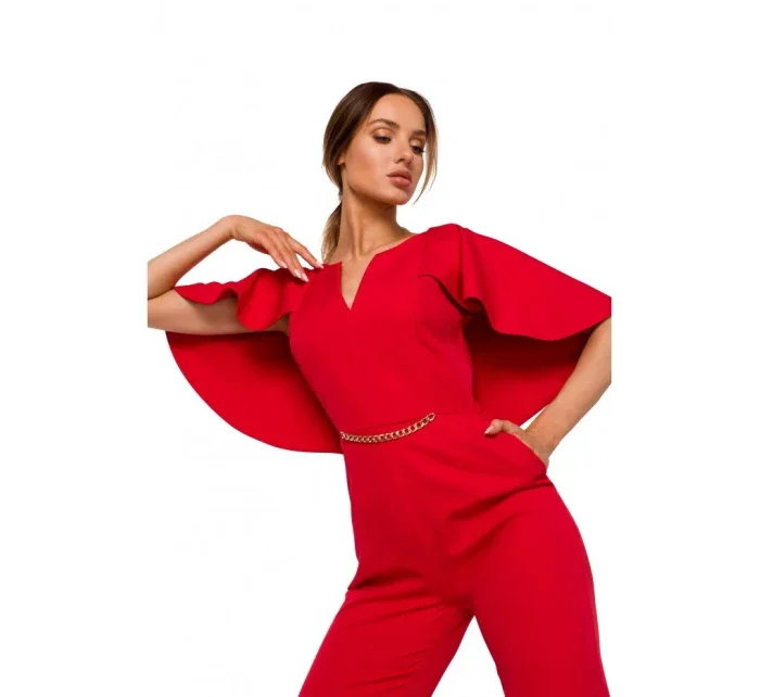 M670 Kombinéza s volánikmi - čierna