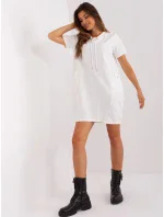 Dámske šaty RV SK 8723.89P Ecru - FPrice Dámske šaty RV SK 8723.89P Ecru - FPrice