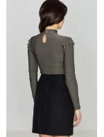 Dámska blúzka K438 khaki - Katrus