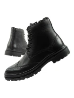 Lee Cooper pánske topánky sable topánky topánky smart kožené čierne