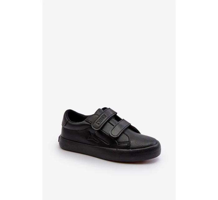 Dziecięce Trampki Na Rzepy Big Star NN374006 Czarne Dziecięce Trampki Na Rzepy Big Star NN374006 Czarne