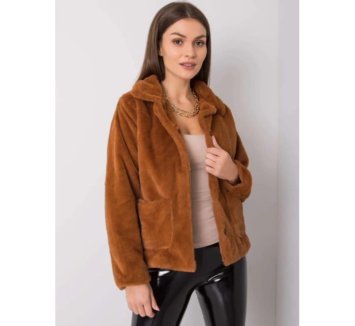 Bunda 217 KR model 14839487 hnědá - FPrice Bunda 217 KR model 14839487 hnědá - FPrice