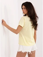 T shirt IR TS model 22097912 jasny żółty - FPrice