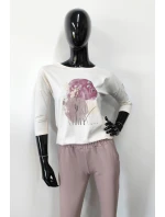 model 21319557 BLOUSE - OFF PINK