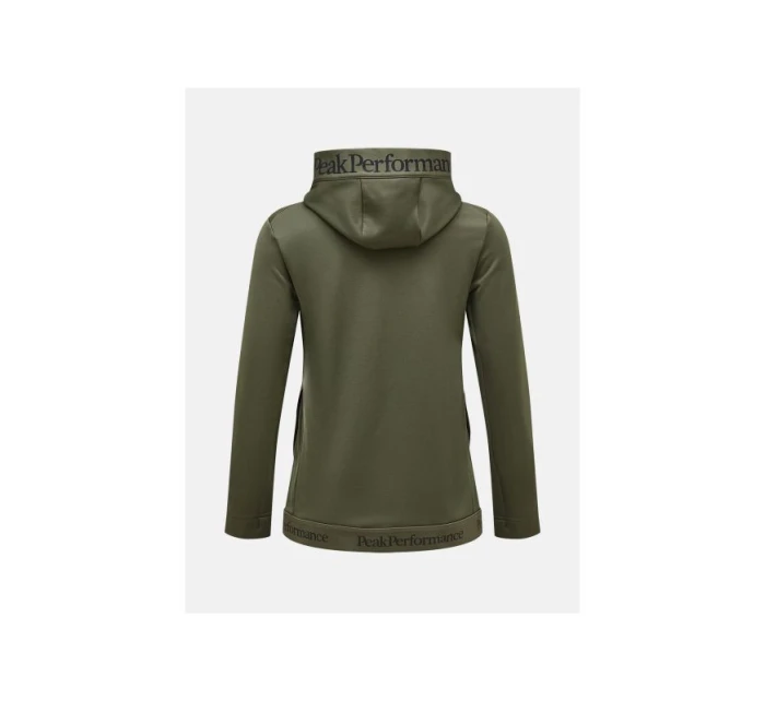 Peak Performance W Rider Tech Zip Hood Green