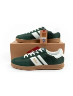 buty sportowe sneakersy męskie modne wygodne model 22002237 zielone - Lee Cooper
